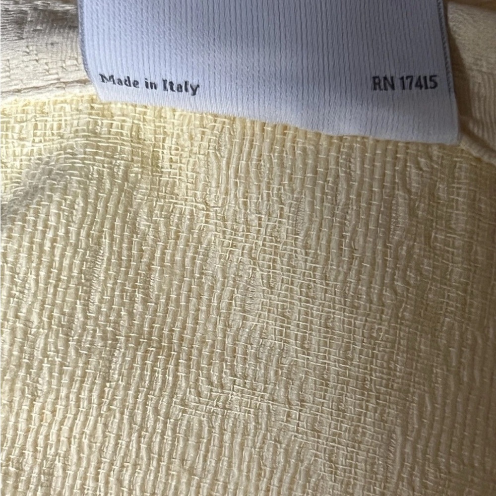 SFERRA Coverlet | Elegant Butter Cream  Color | Made In Italy | Luxurious Look